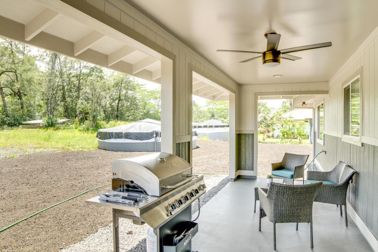 Keaau Getaway With Patio, 3 Mi To Shipman Beach! Kültér fotó
